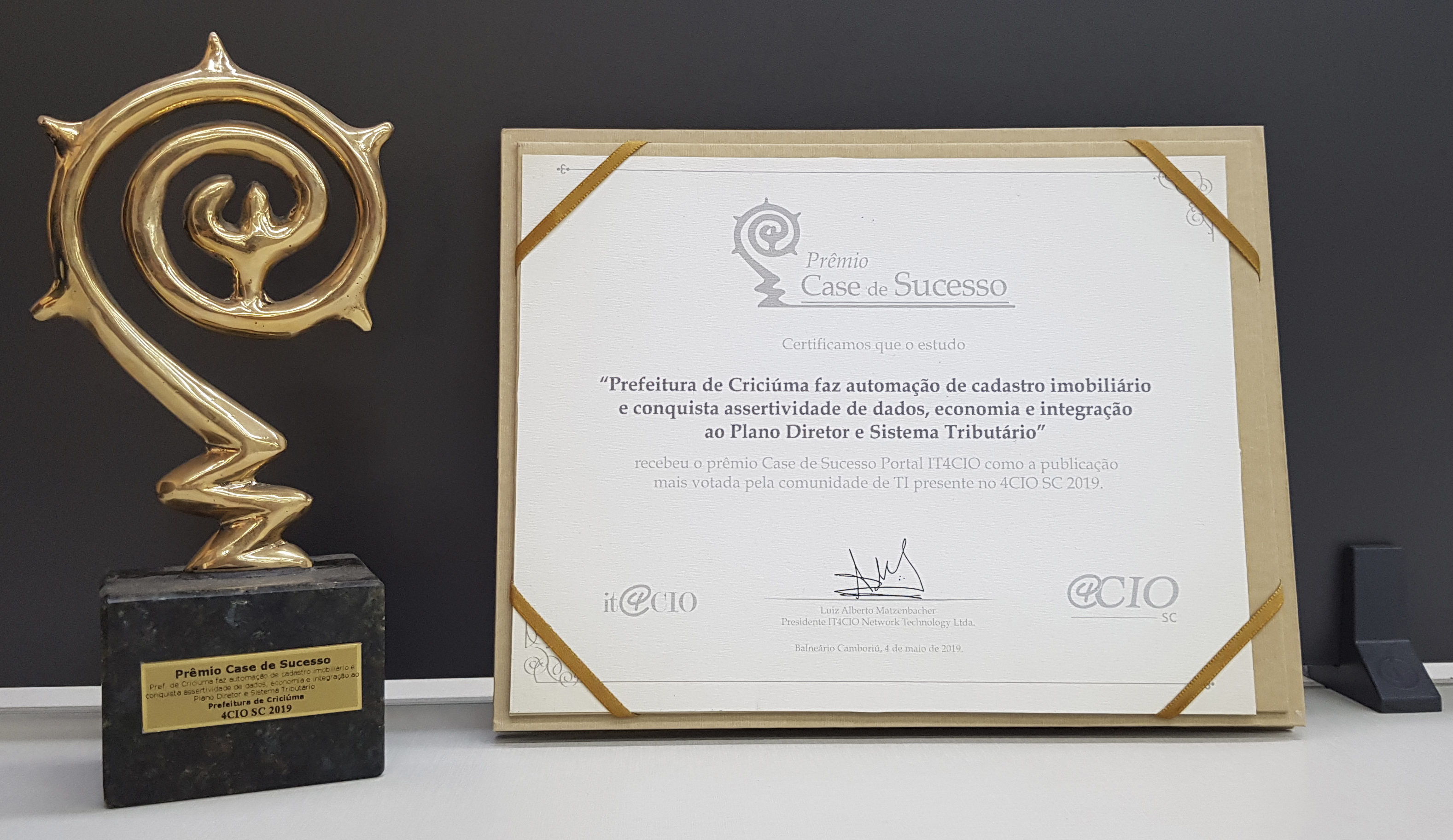 Premio case de Sucesso